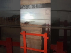 Máquina de corte con sierra de hilo múltiple ultrafina en el sitio